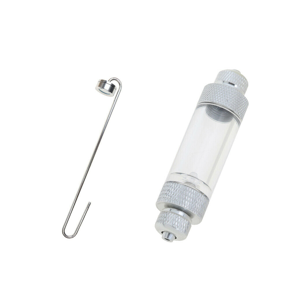 Set of 2 Stainless Steel CO2 Diffuser Atomizer Reactor & CO2 Bubble Counter