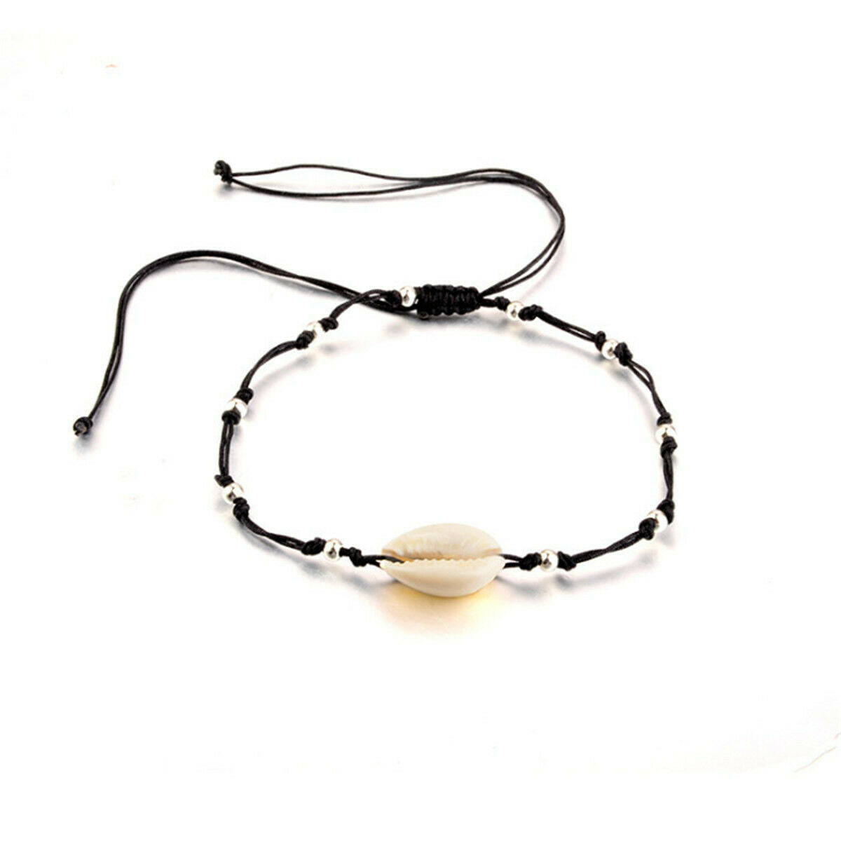 Fashion Lady Cowrie Bead Shell Ankle Bracelet Shell Bohemian Anklet Foot Jewelry