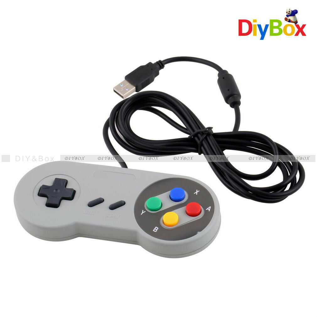 USB Wired SNES Controller Retro Gaming Joystick Joypad Gamepad For Nintendo