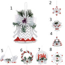 Christmas Tree Ornaments Home Door Window Hanging Decor   Tree