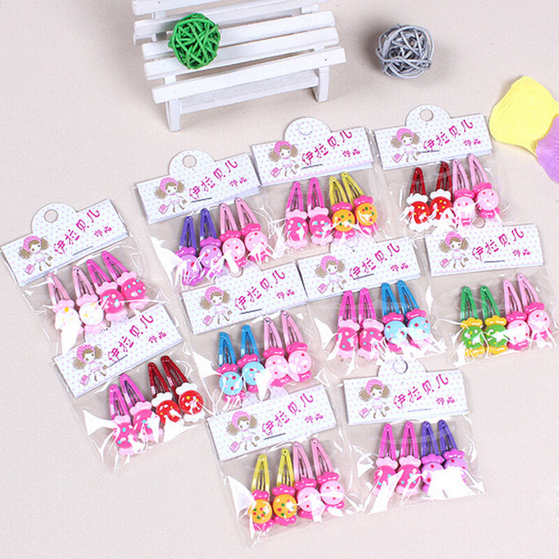 Magic Kids Girls Hair Clips Mixed Assorted Slides Hair Jewelry Random T31FL
