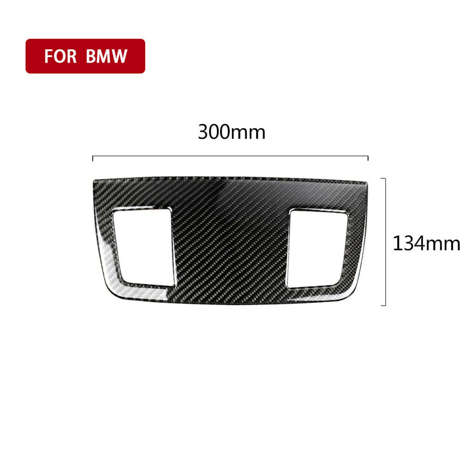 Carbon Fiber Dashboard Air Vent Outlet Trim For BMW 3 Series E90 E92 2005-2012