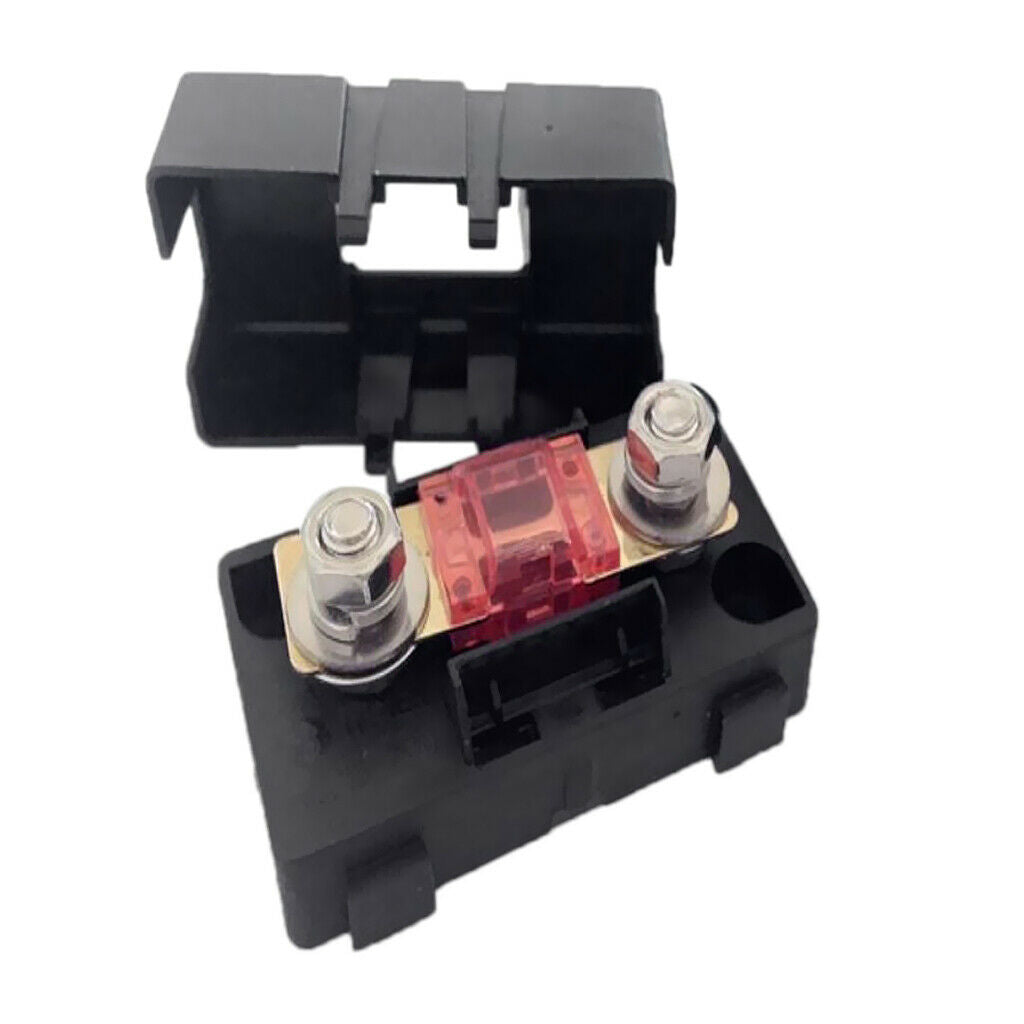 Automotive Car Mini ANS Fuse Holder Fusebox Block Dustproof Cover 30A+80A