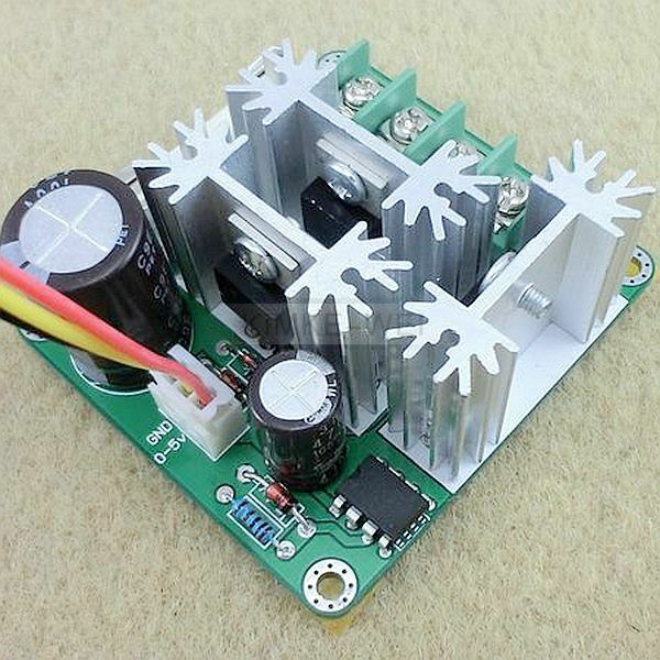 6V-12V-24V-36V-40V-60V-90V / 15A DC Motor Speed Control PWM Controller New