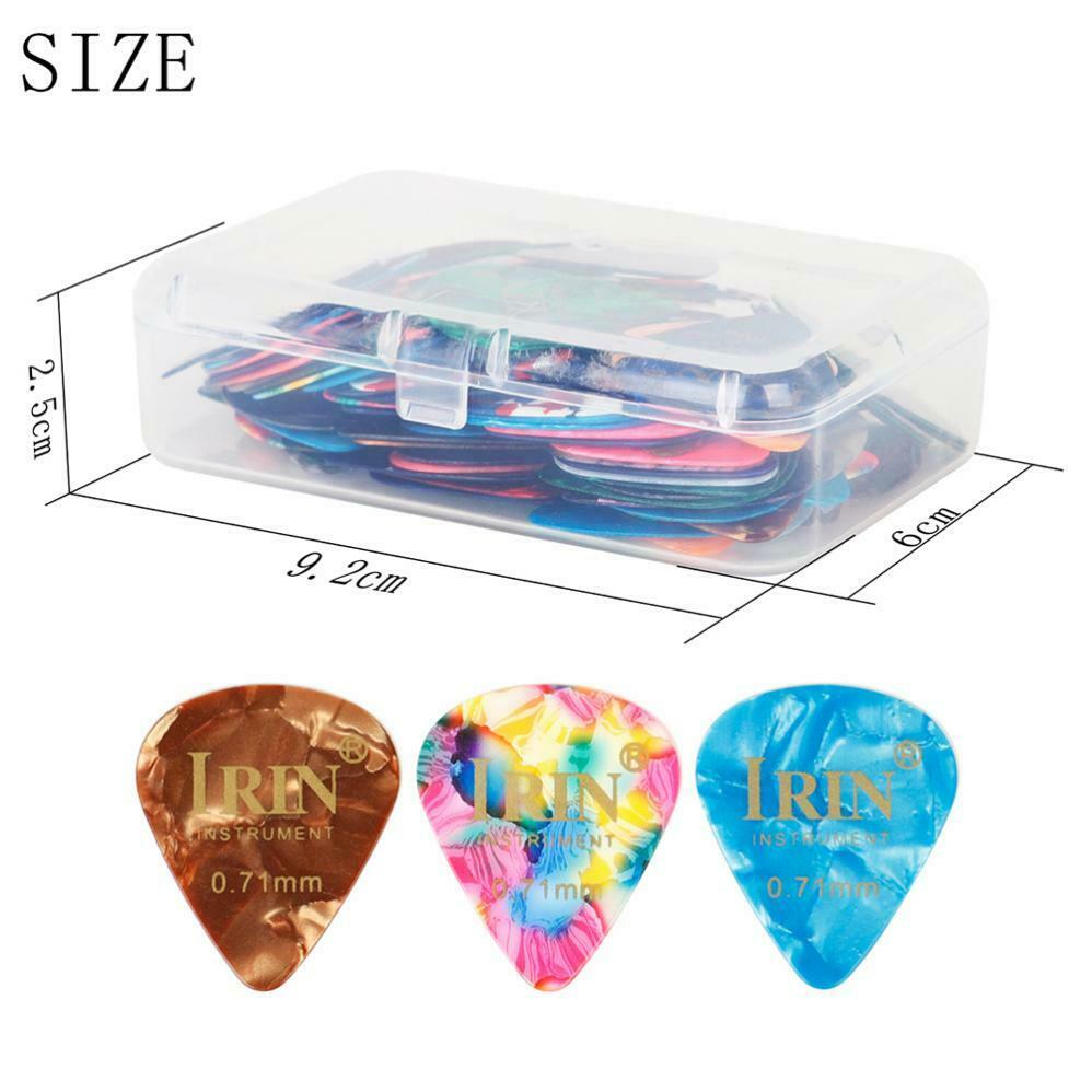 Guitar Picks 0.71mm Celluloid Colorful Skidproof Water Droplets Shape Plectrum