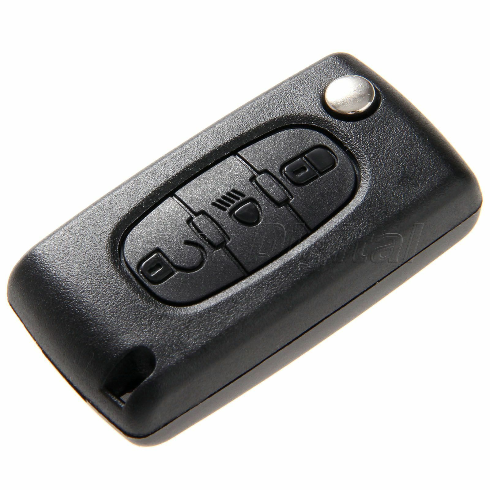 3 Button Car Flip Remote Key Fob Case Shell Replacement For Citroen C4 C5 C6 C8