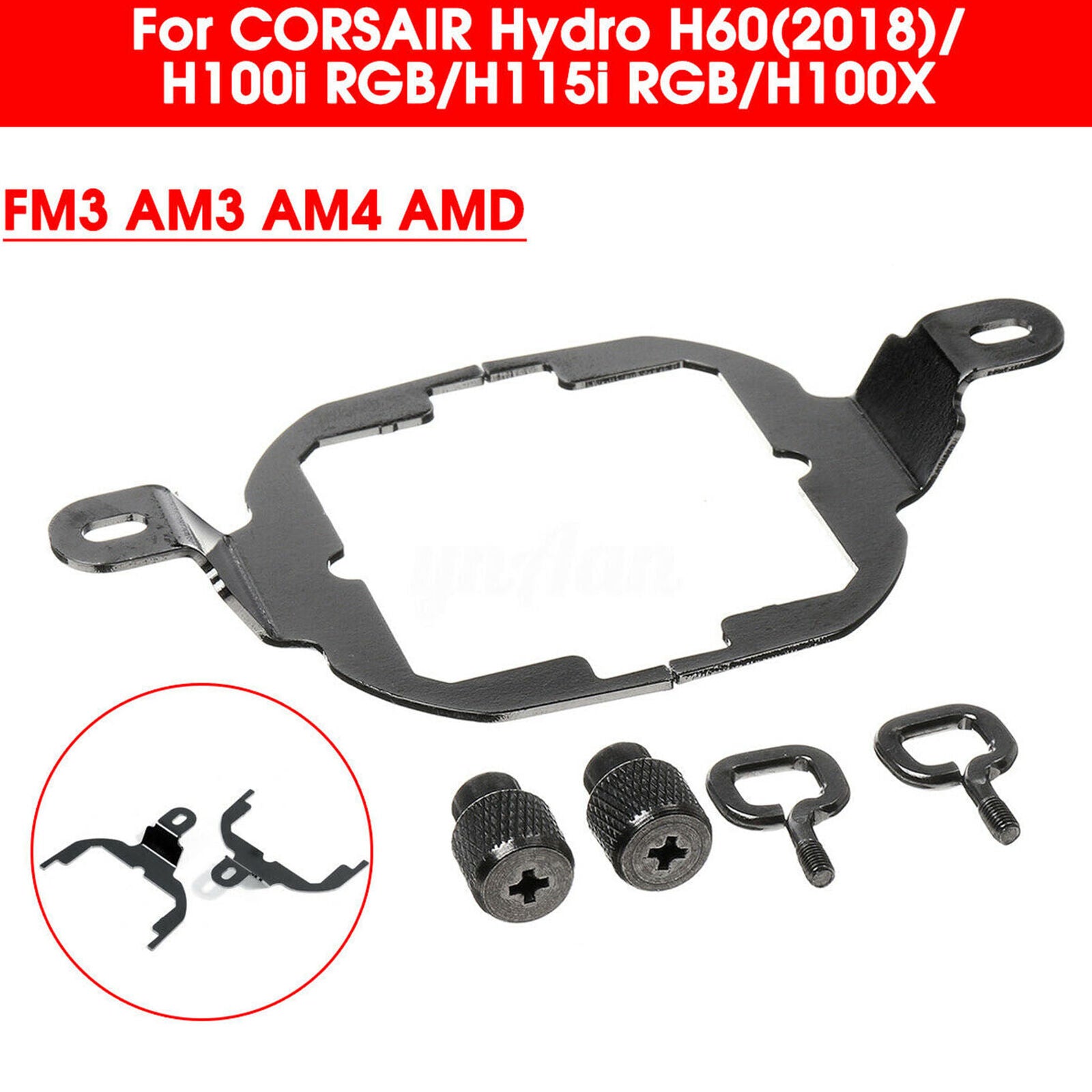 Cooler Mounting AMD Bracket Kit FM3 AM3 AM4 For H60(2018) H100i H115i RGB H100X
