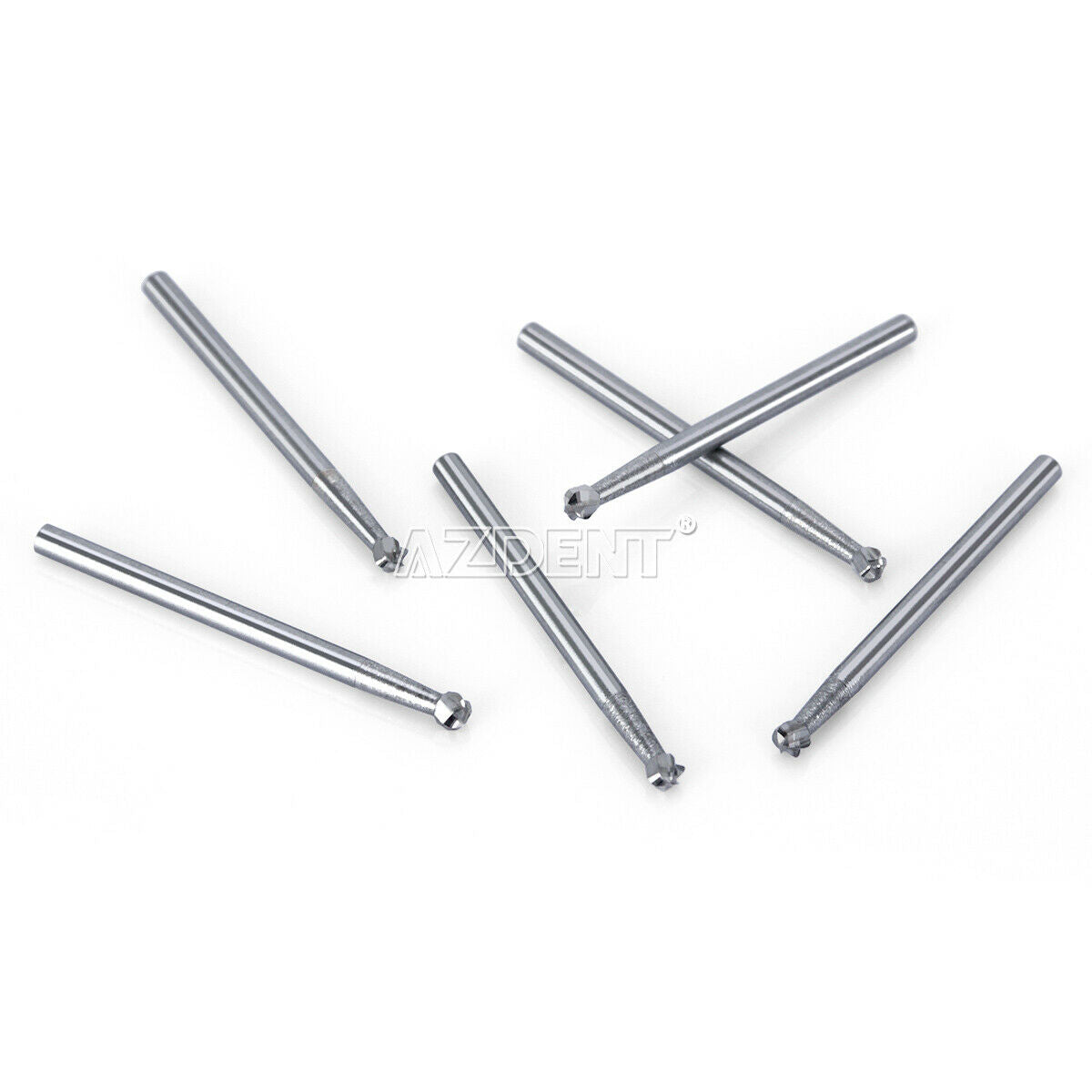 5X Dental Surgical Tungsten Carbide Burs Round type FGXL 6 25mm 1.6mm 6pcs/pack