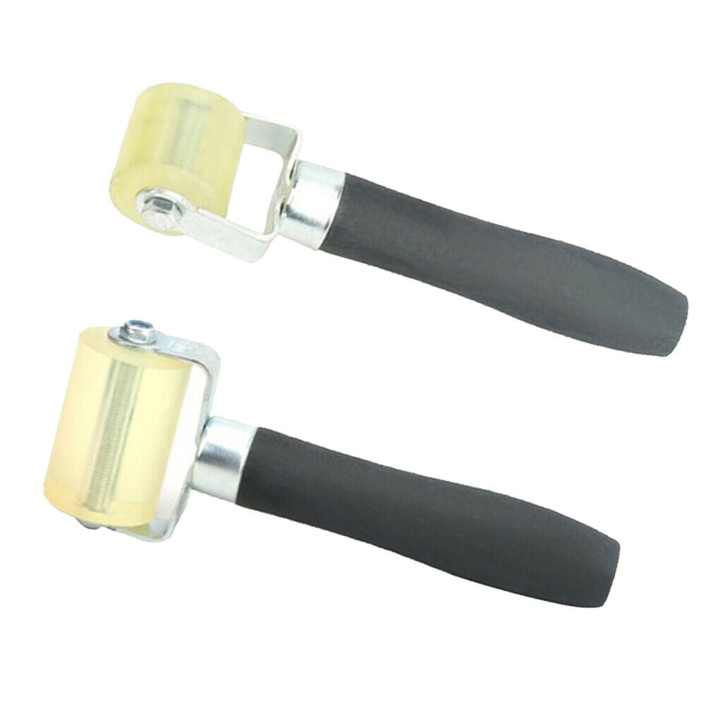2 x Car Audio Sound Deadening Application Rolling Wheel Seam Roller Tools