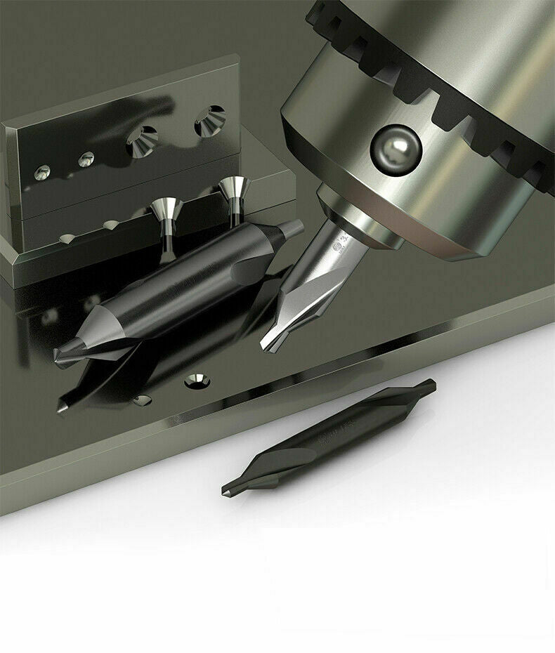 5pcs Φ3 High quality 3mm Premium HSS Center Drill 60° Combined Countersink TOOLS