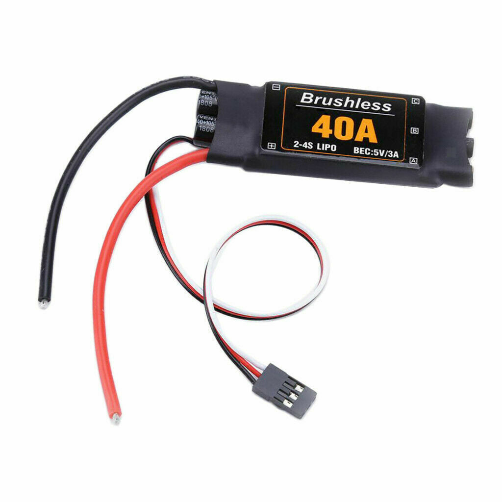 2 4S Lipo 40A Brushless ESC Speed Controller BEC 5V 3A with UBEC for drone