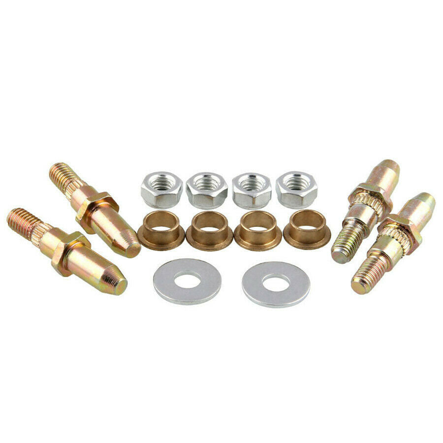 Car Truck Door Hinge Pins Flat Washer Locking Nut Bushing Kit For Chevrolet GMC