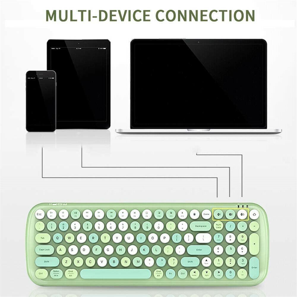 Ergonomic Wireless Computer Keyboard Keyboard for Bluetooth 5.1Wireless Keyboard