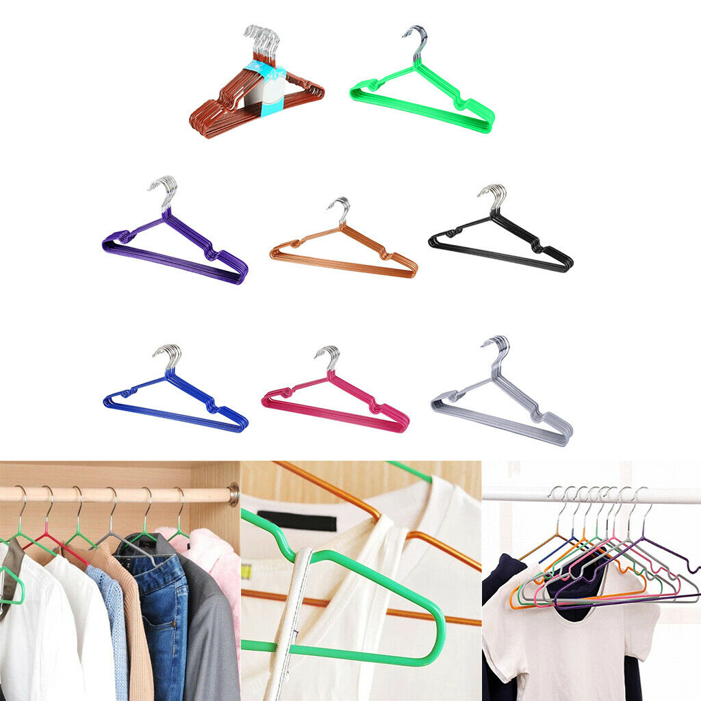 10x Cloth Rack Drying Rack Children Cloth Hanger Heavy-duty for Dry Cloth