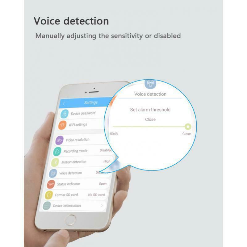 P2P Wireless Security Camera 720P WiFi Home Cam for Baby Night Vision AU