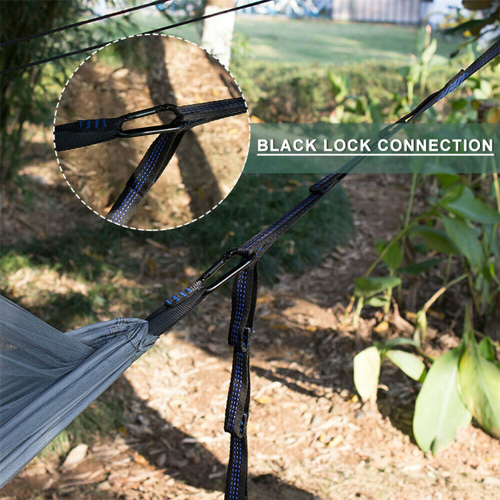 High Load-Bearing Outdoor Swing Camping Hammock Strap Reinforced Polyester Rope