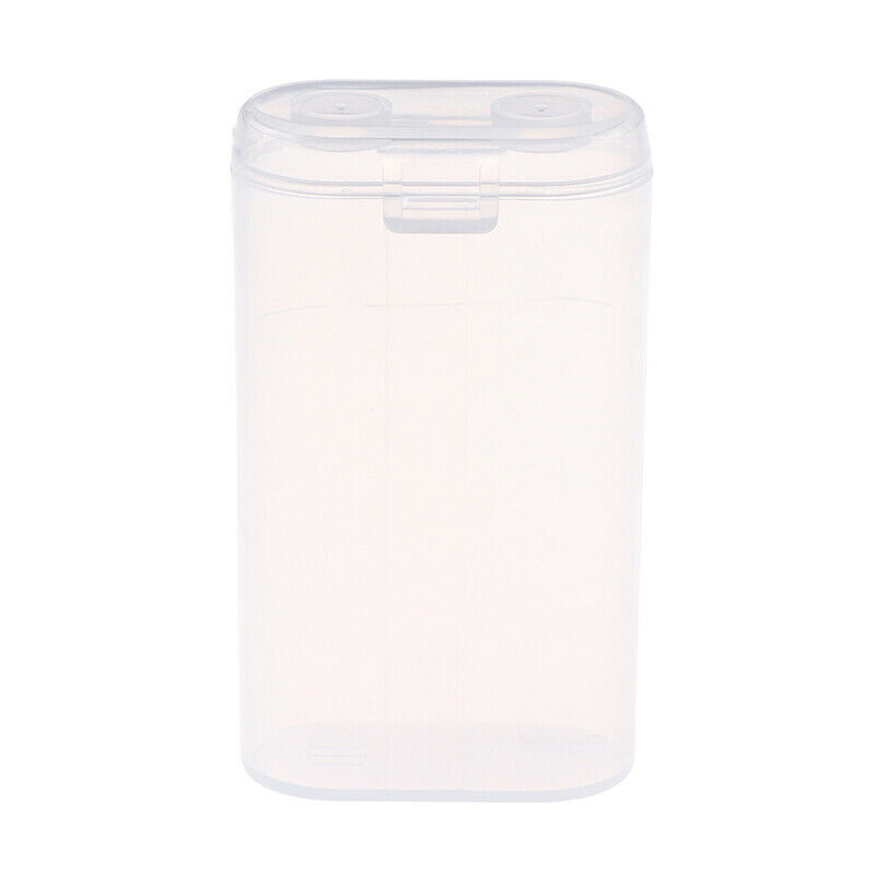 Waterproof Clear Holder Storage Box Plastic Safety Case For 2 Sections 18650 Tt