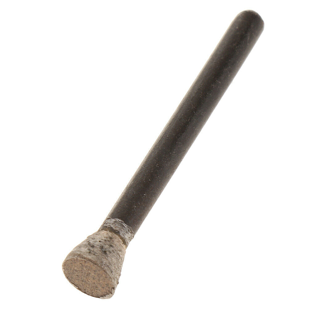 Diamond Grinding Head Short Inverted Conical Carving Tool A: Dia. 0.28inch