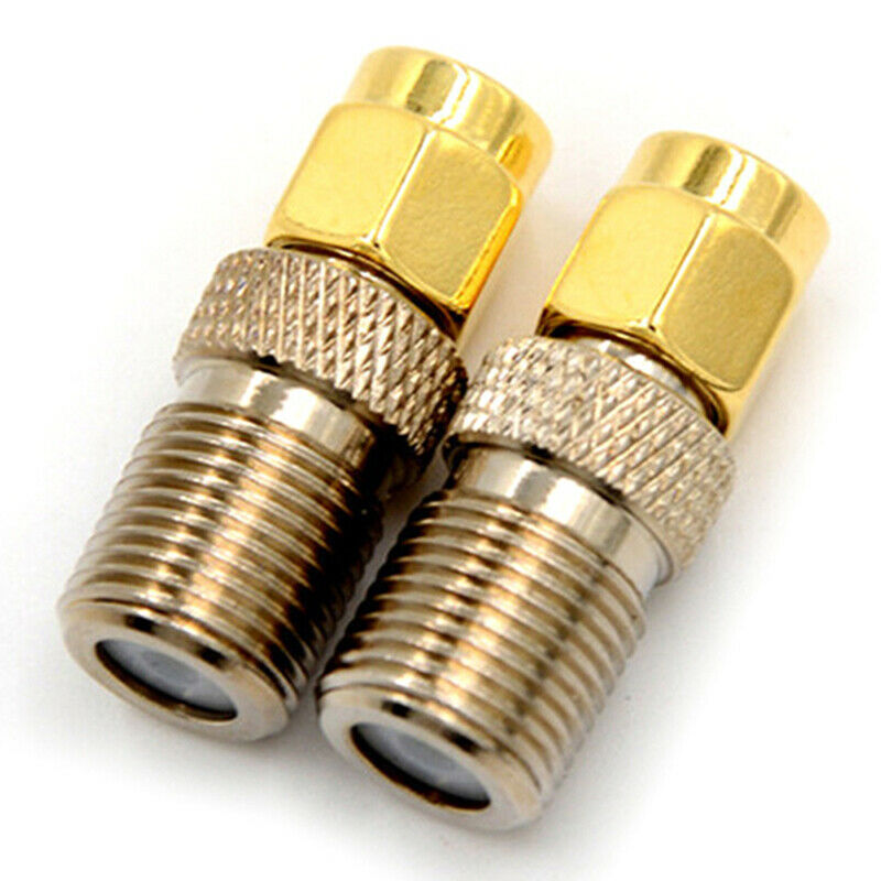 1PC F Female Jack to SMA Male Plug Straight RF Coax Coaxial Connector Ada.l8