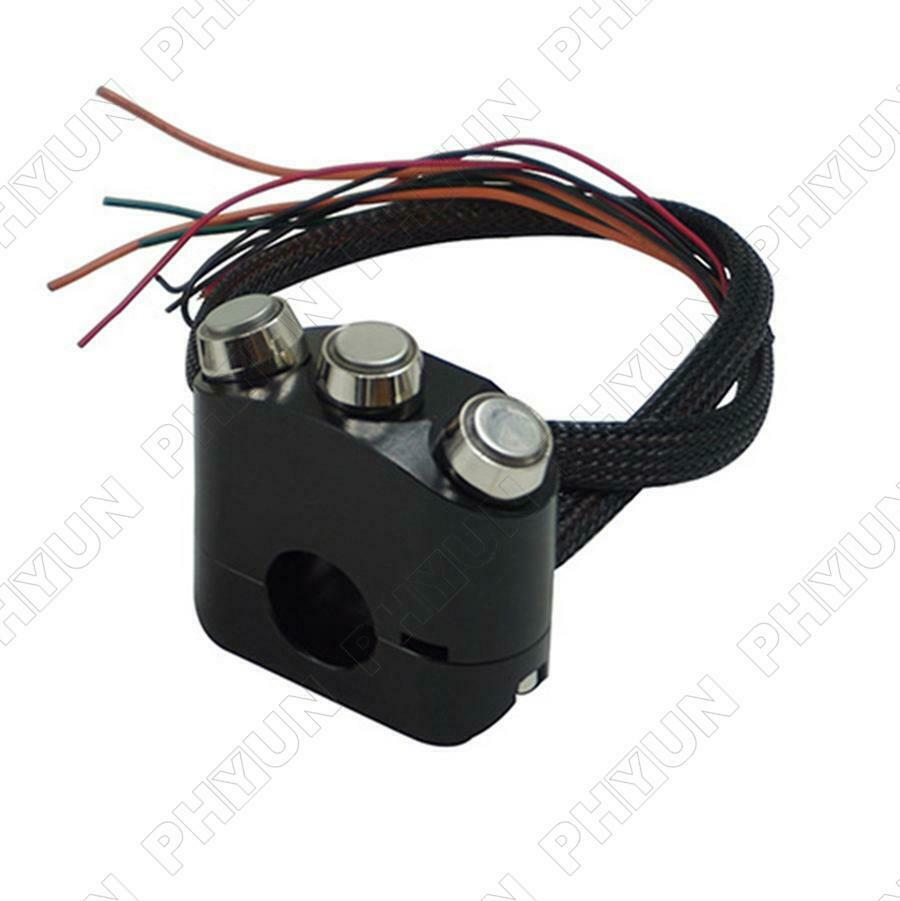Universal Motorcycle Handlebar Control Switch Headlight Spotlight Start Button