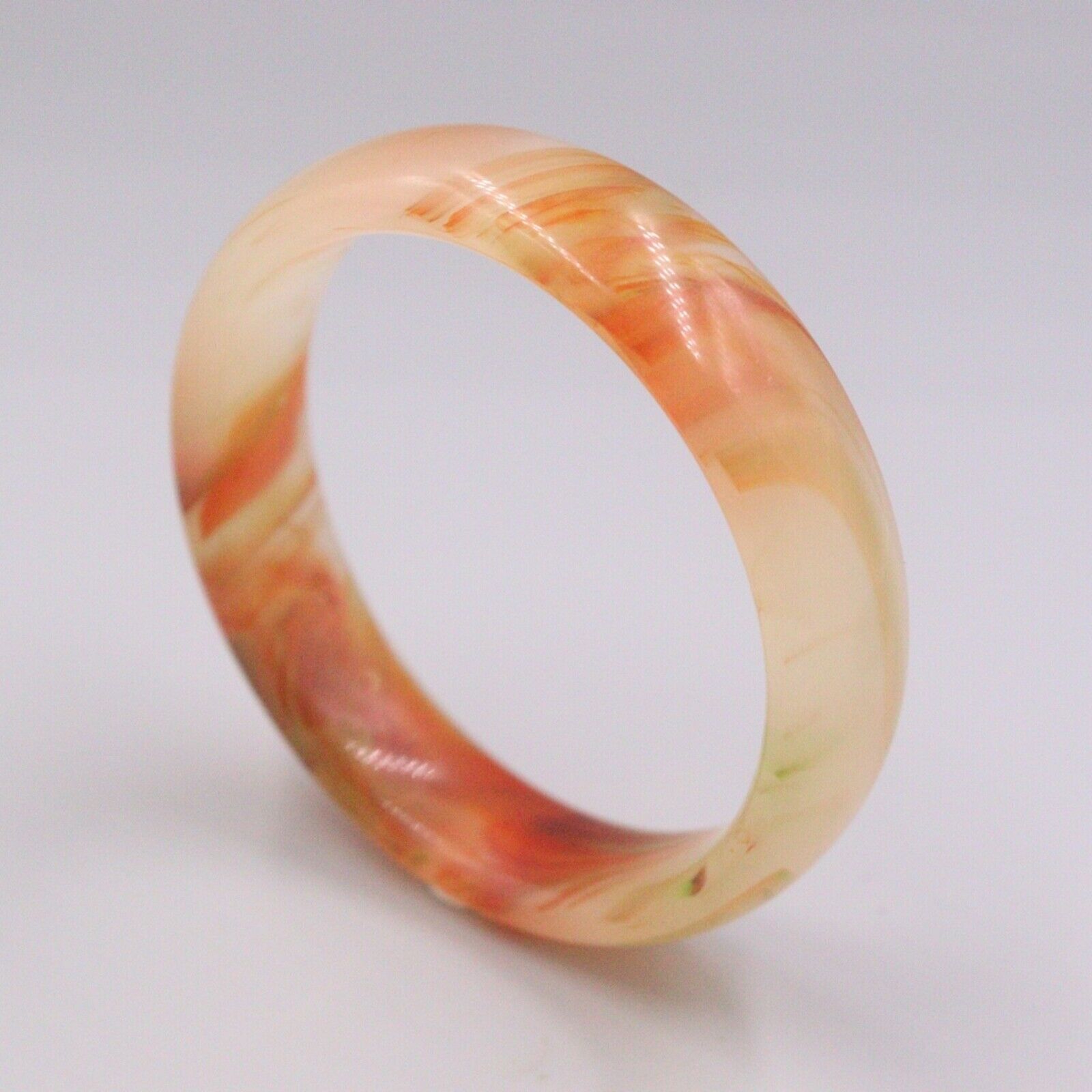 Wholesale 7pcs multicolor glass gbracelet women and men 60-62mm smooth bracelet