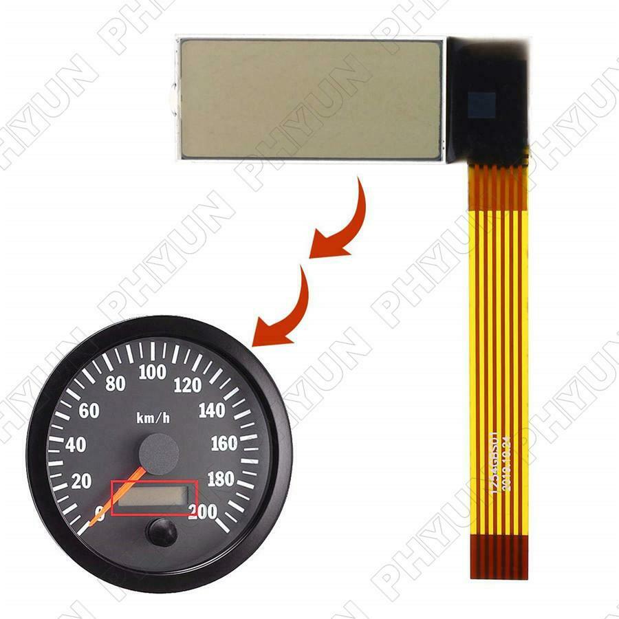 6Pin Speedometer Tachometer LCD Display for VDO Gauge Tachometer Kenworth Truck