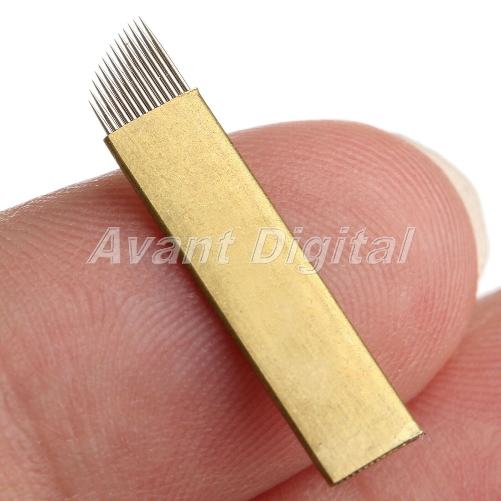 Microblading Pen With 5Pcs 14pin Blade Needle  Tattoo Permanent Makeup Eyebrow