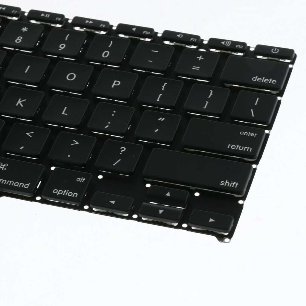 Black Plastic Backlight Laptop Keyboard Small Enter Key for   A1465 A1370,