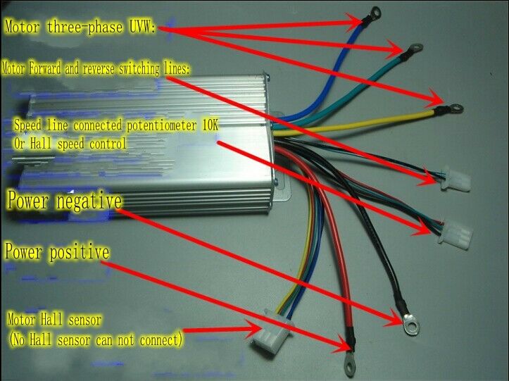 1pcs DC12V-24V brushless motor controller High Power Driver 360W-700W 30A