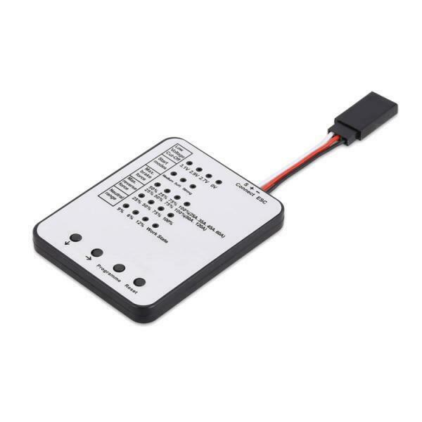 Brushless System 3900KV Motor + 60A ESC + Programming Card for 1/10 RC Car