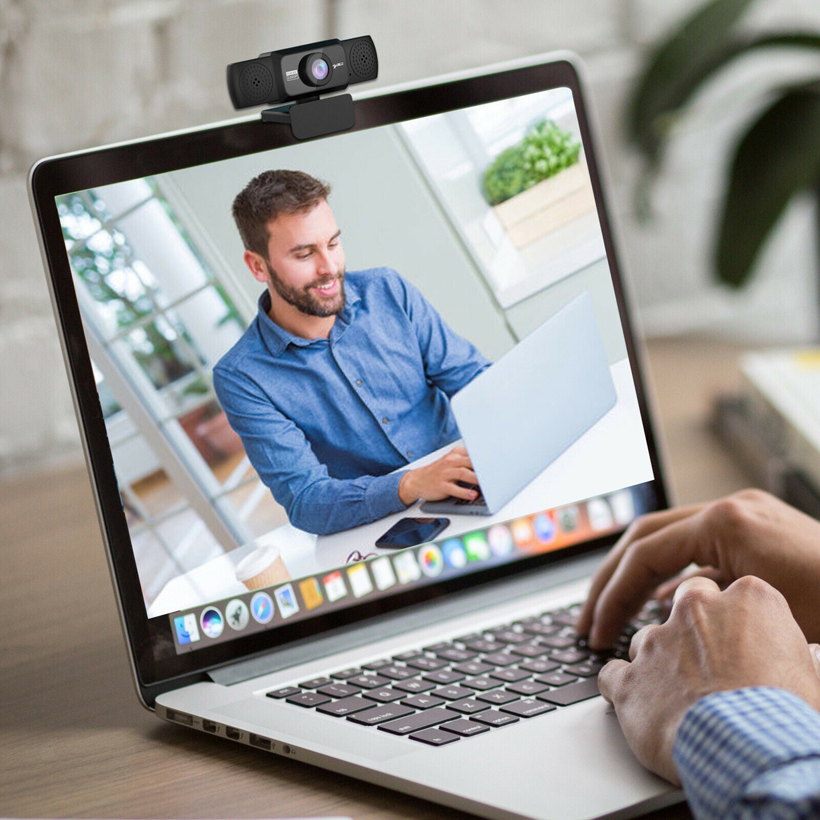 1080P Business Web Camera HD 95Â° Wide Angle for Laptop Conferencing Gaming