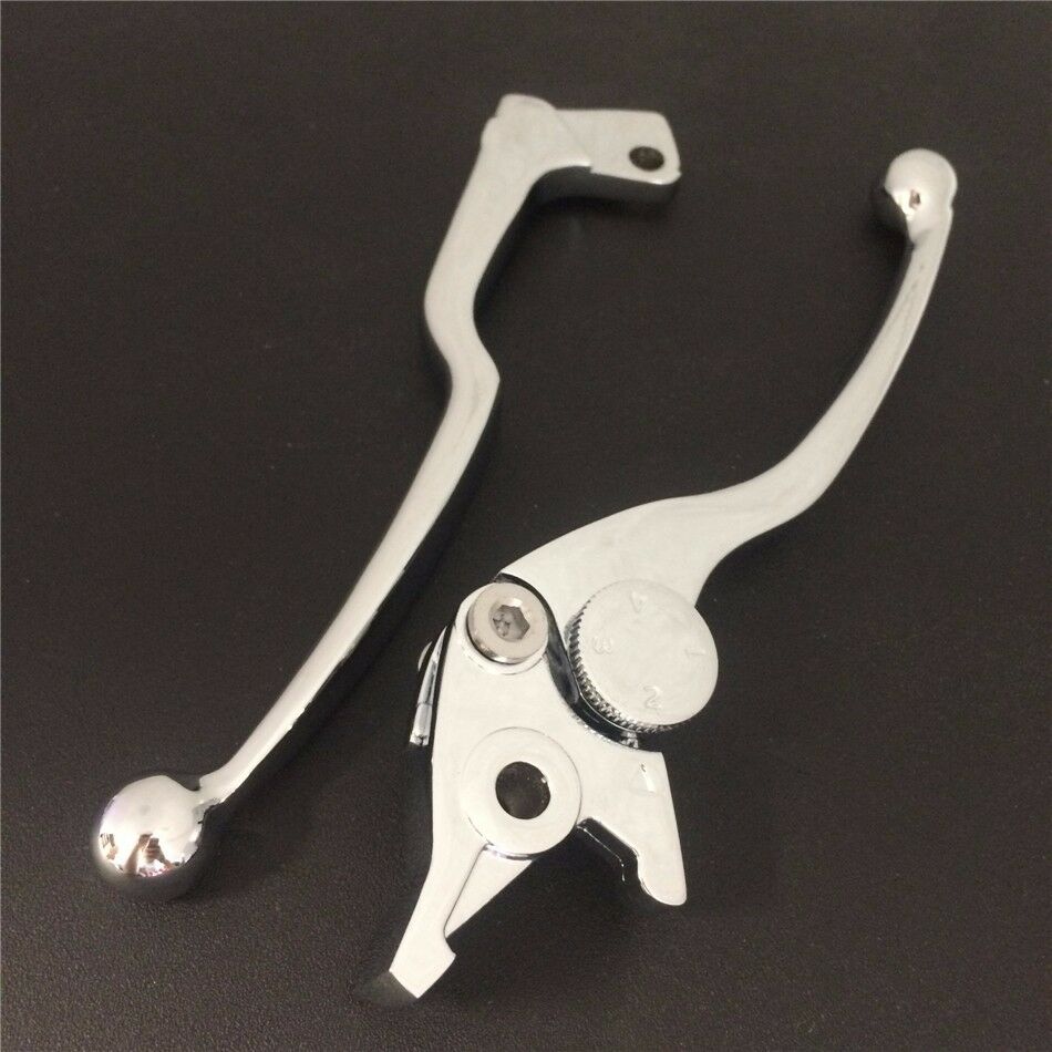 New Chrome Brake Clutch Hand Levers For Suzuki Gsxr 600 750 Katana