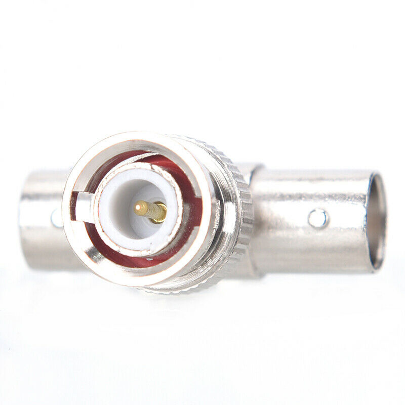 5x BNC Male To Dual 2 Female T Splitter Connector Adapter For CCTV Camera.l8