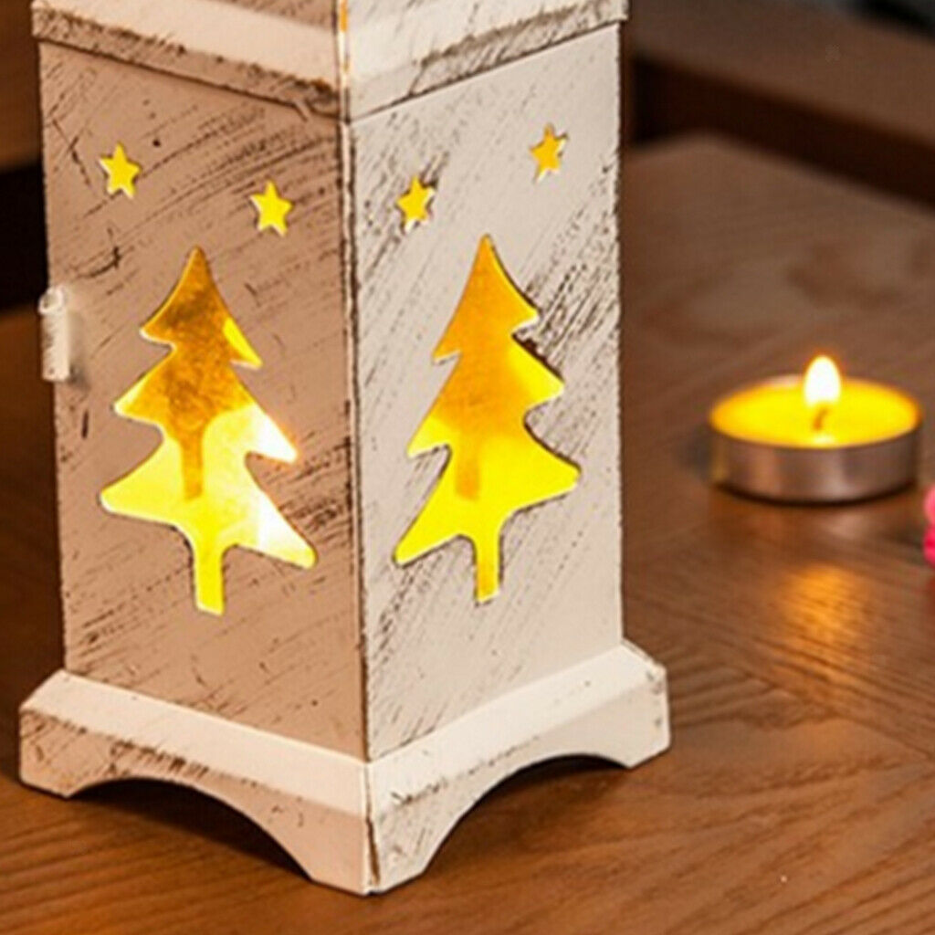1 Pack Moroccan Style Hanging Candlestick Hollowed Tea Light Holder Garden