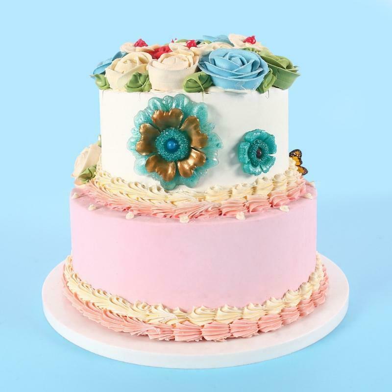 Flower Shape Silicone Mold Fondant Chocolate Candy Mould Cake Decorating Tool