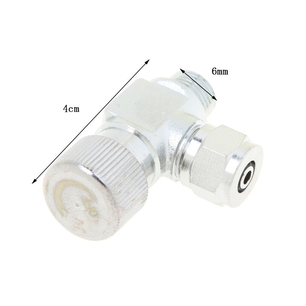 Set of 2, Aquarium Plants Aluminum Precise Check Valve Regulator CO2 Bubble