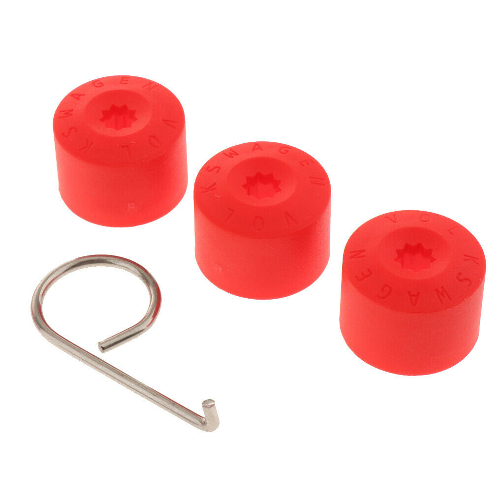 60 Pack 20mm Wheel Nut Bolt TireScrew Dustproof Covers Caps Multicolor with