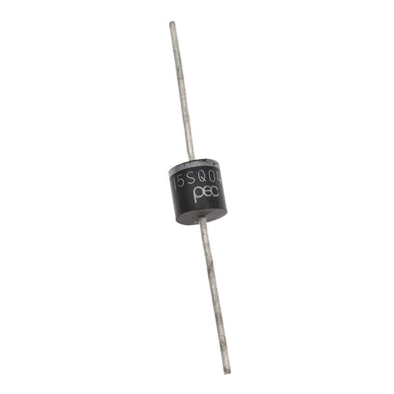 10Pcs 15a 45v High Efficiency Schottky Axial Rectifier Bypass Blocking Diode