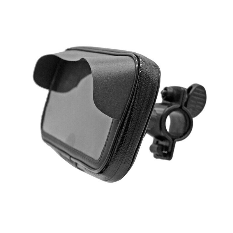 Bicycle Bike Handlebar Riding Sunshade 6.5" Phone Navigation Bag Holder Bracket