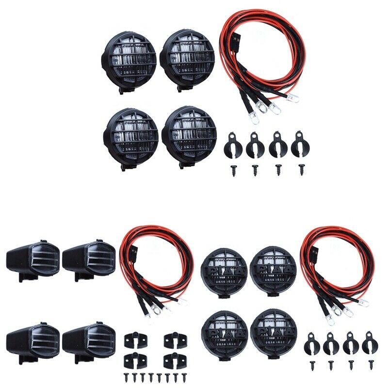 4 Led White Light with Lampshade for 1/10 Traxxas Hsp Rc Cler Accessory Rc CarB4