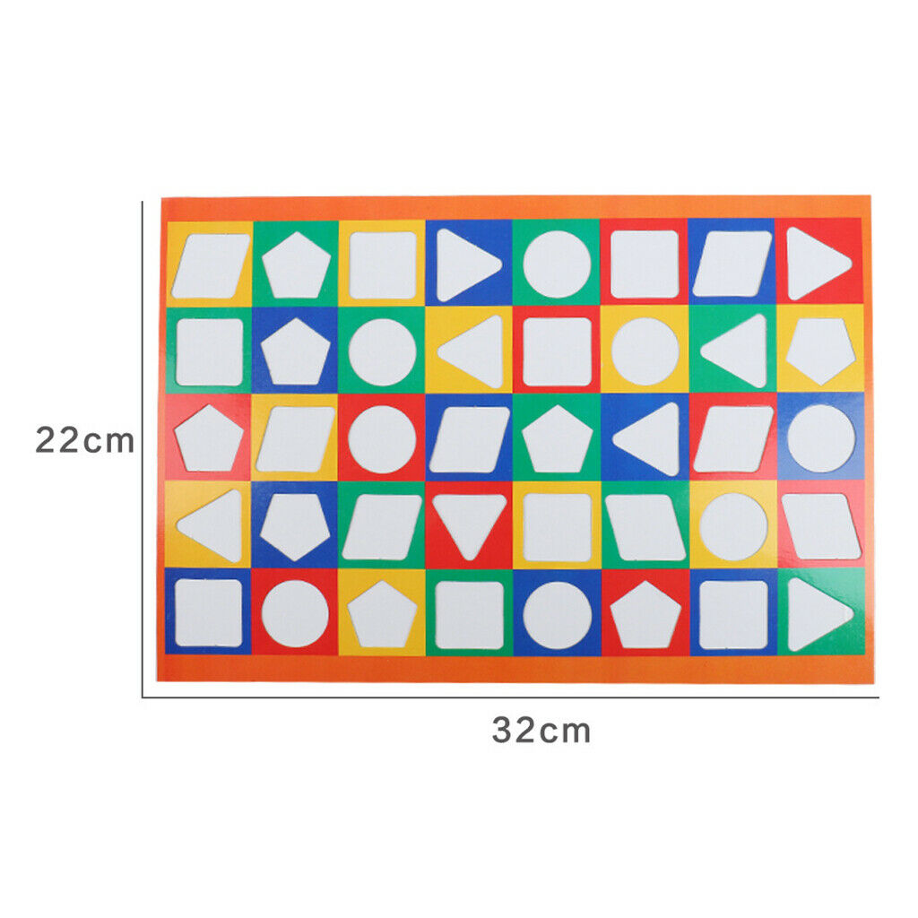 Matching Game DIY Thinking Baby Early Learning Board Game Colour Cognitive