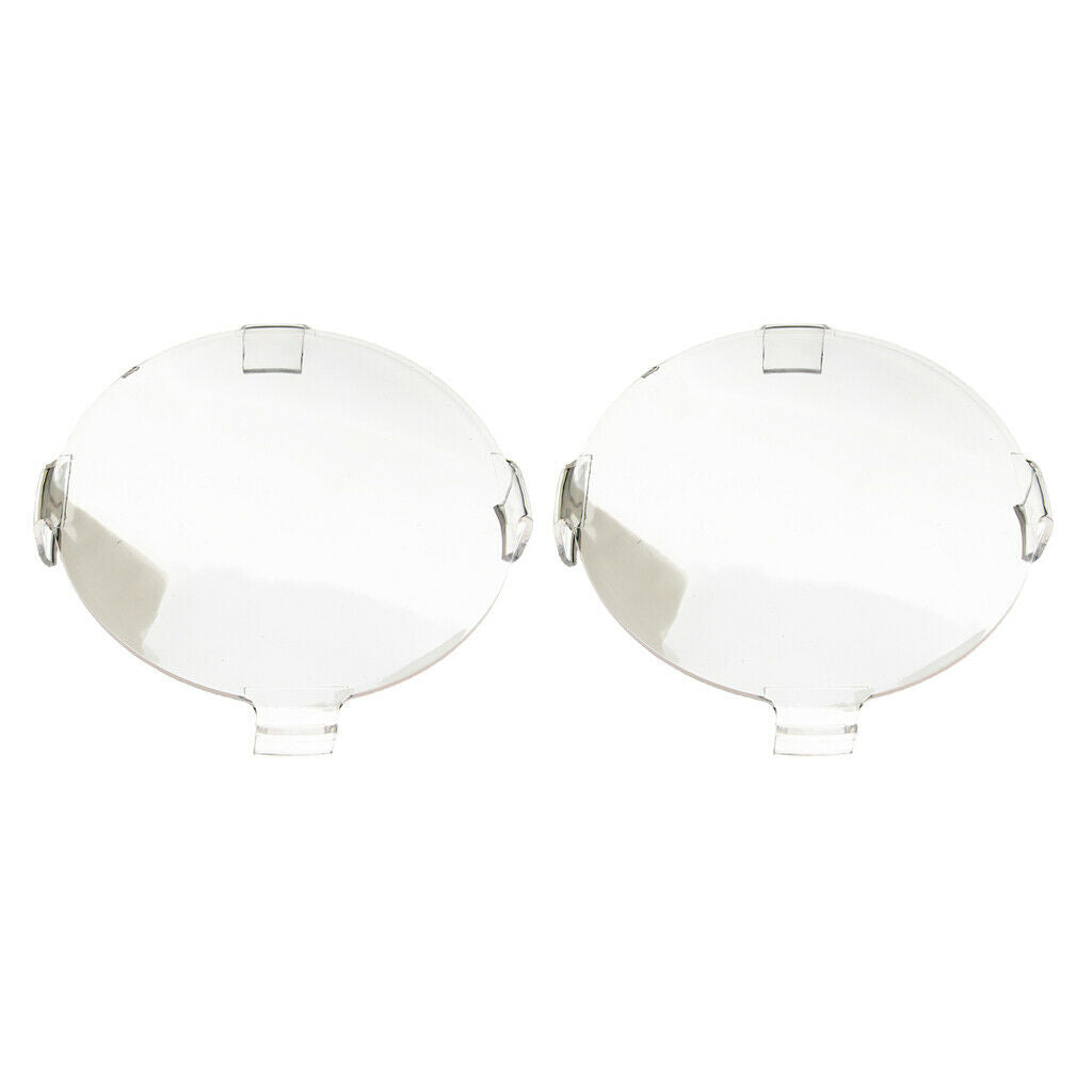 2pcs HID Driving Lights Lens Spot Lens Floodlight Lens Work Cover Truck