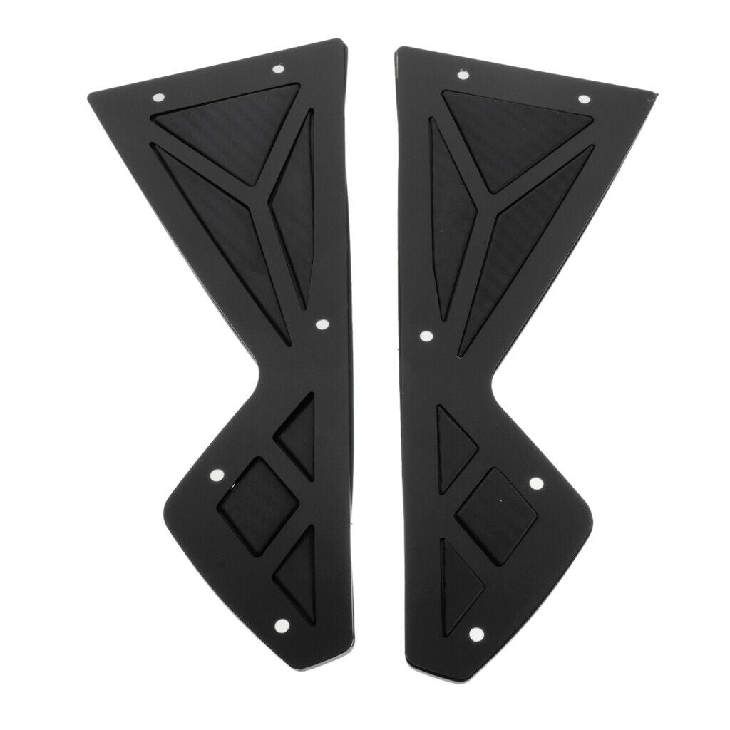 1 Pack Black Motorcycle Mats Footrest Pedal For YAMAHA NMAX155 125 155 15-19
