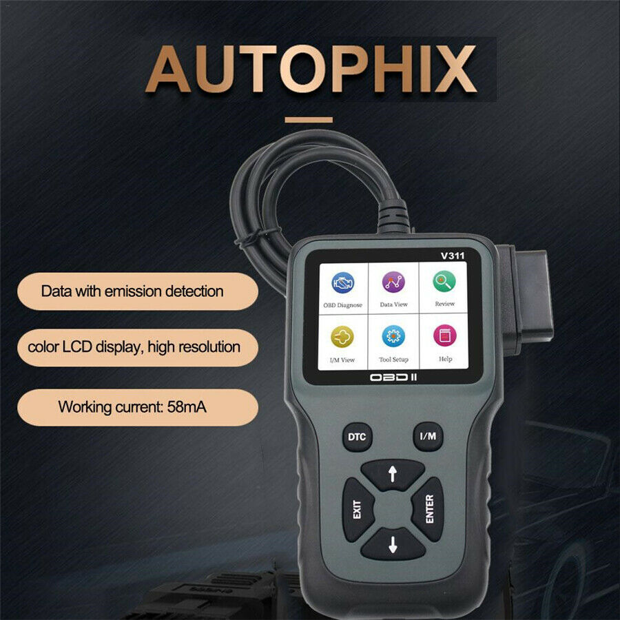 Car Auto Code Reader Scanner Diagnostic Tool V311 EOBD OBD2 + EOBD Universal