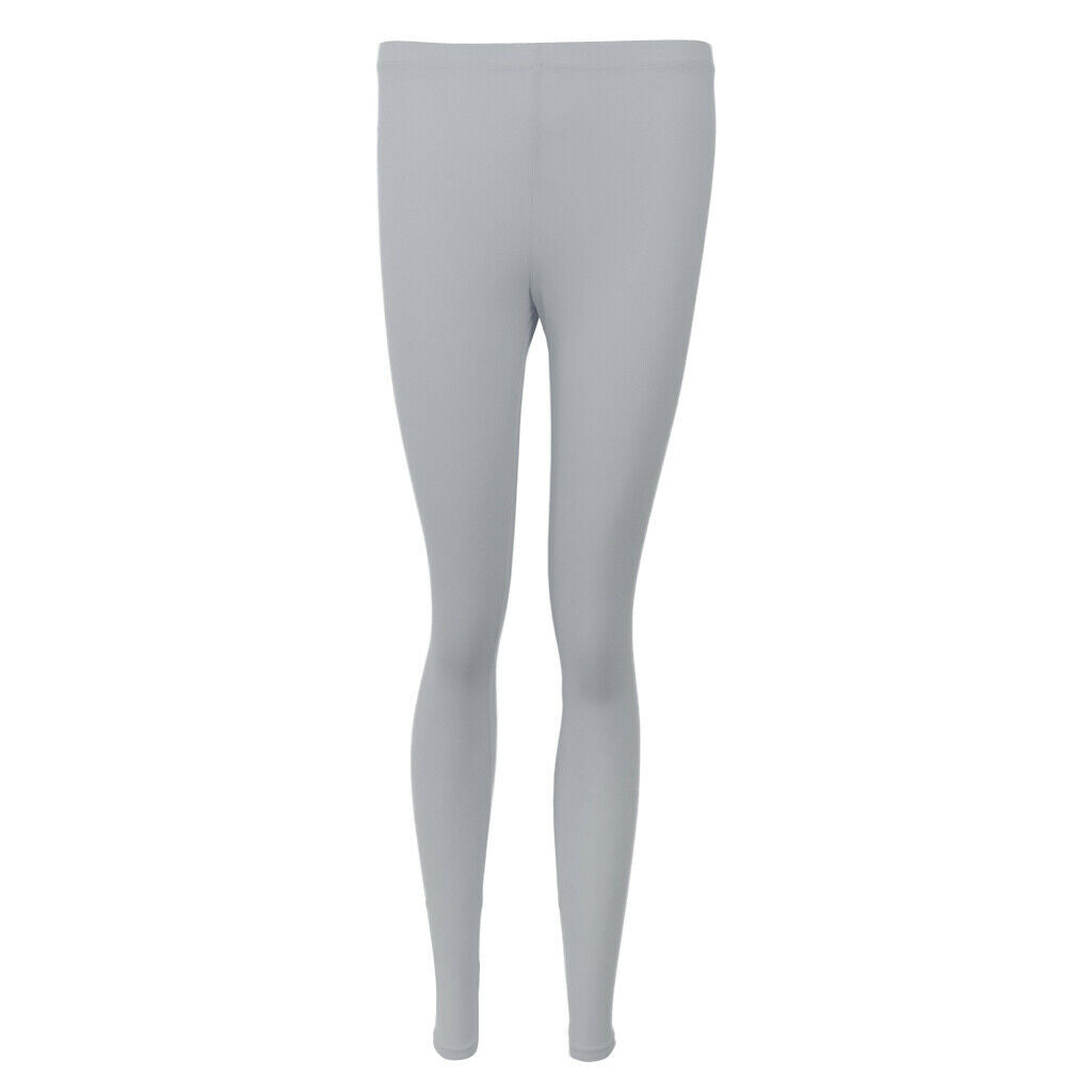 Golf Sun Protection Golf Pants Cool Ice Silk Stocking Sport Leggings L Gray