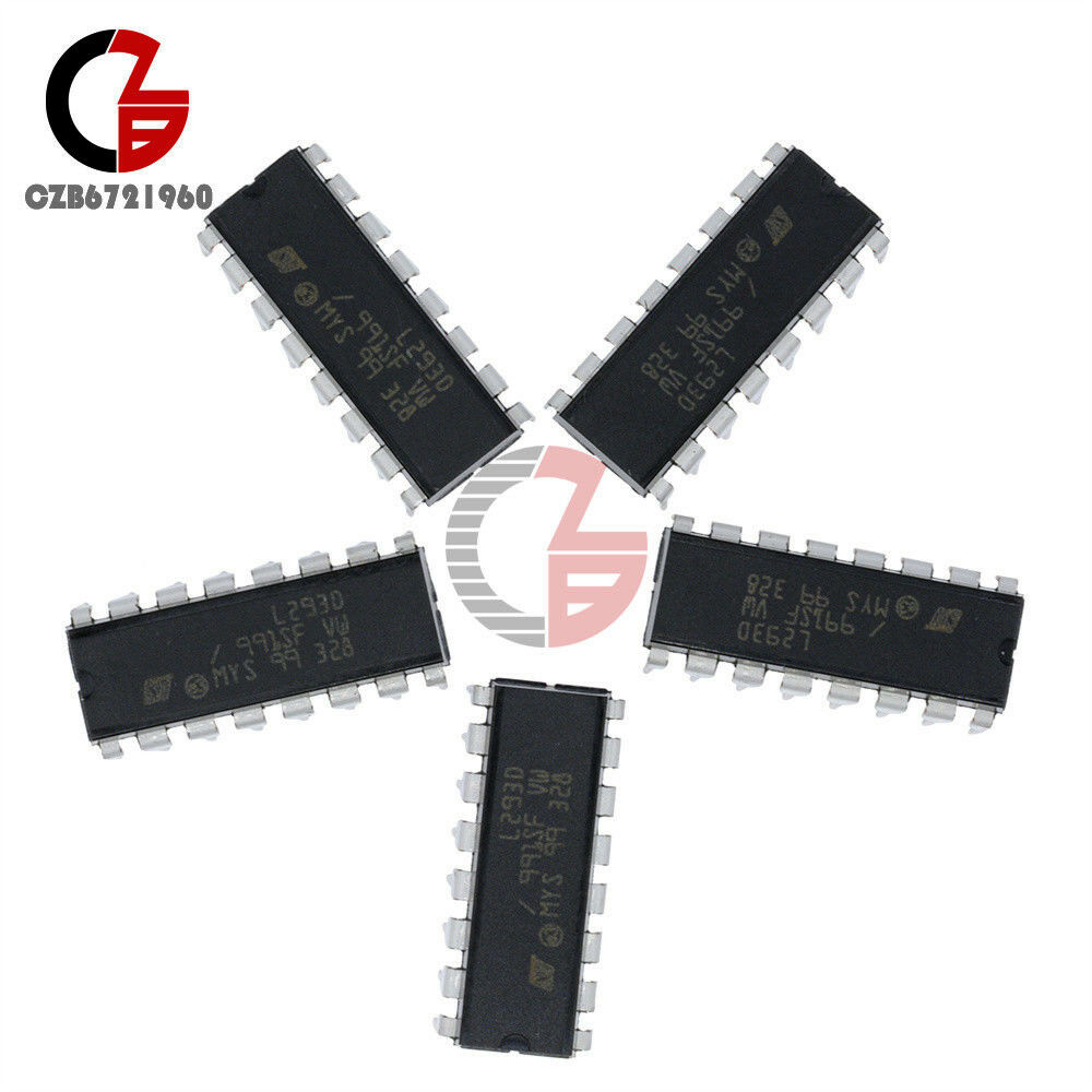 10Pcs L293D L293 Push-Pull Four-Channel Motor Driver IC