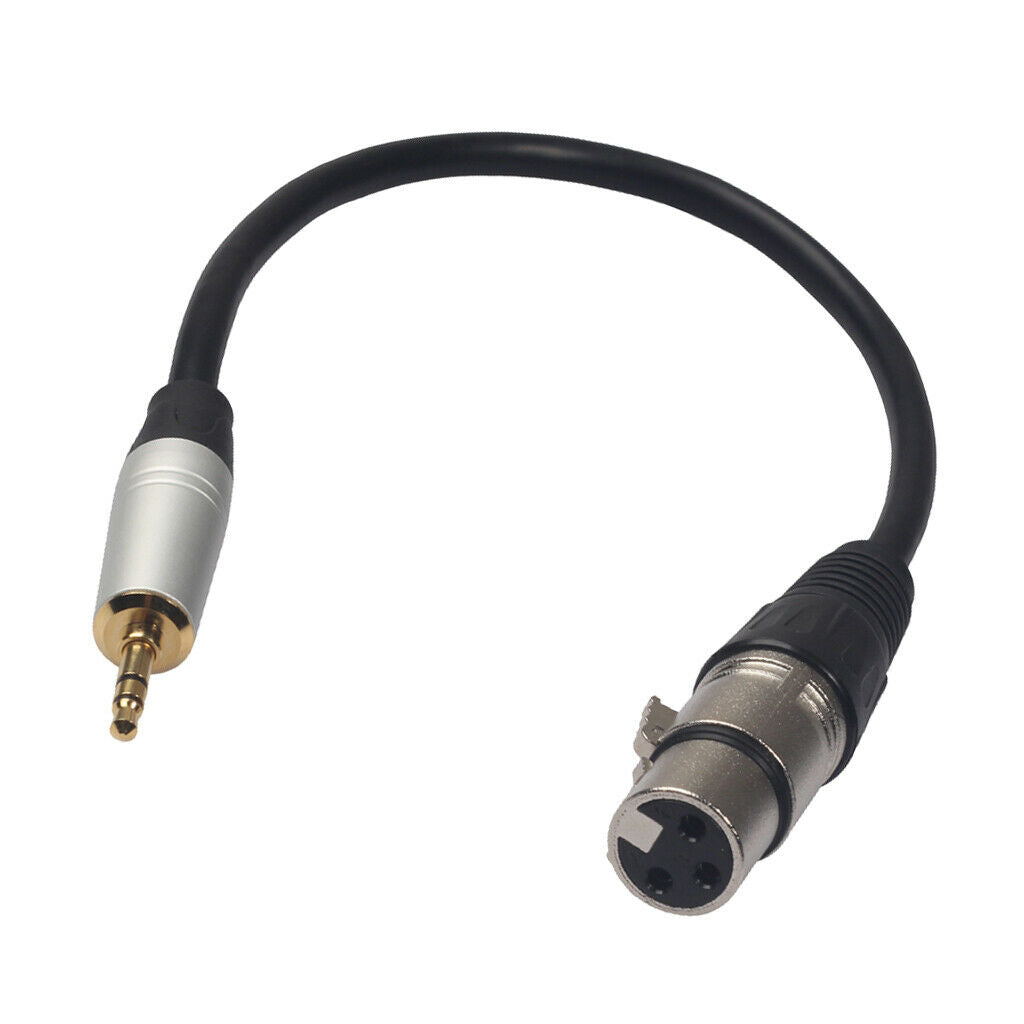 3.5 Mm TRS Male to 3-pin XLR Female Professional Microphone Cable
