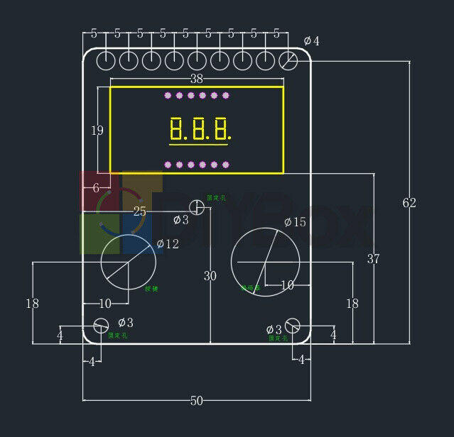 100A Spot Welder Machine Time Control Board Current Digital Display Controller
