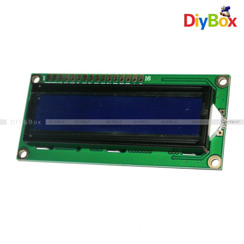 Blue Backlight LCD1602 3.3V 16X2 Lines White Character LCD 1602A F Raspberry Pi