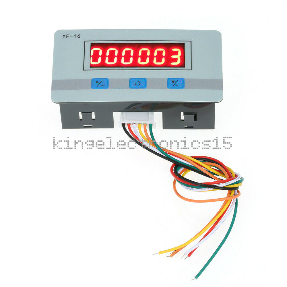 DC/AC 7-27V Mini LCD Digital Counter Module Electronic Totalizer 1~999999 Times